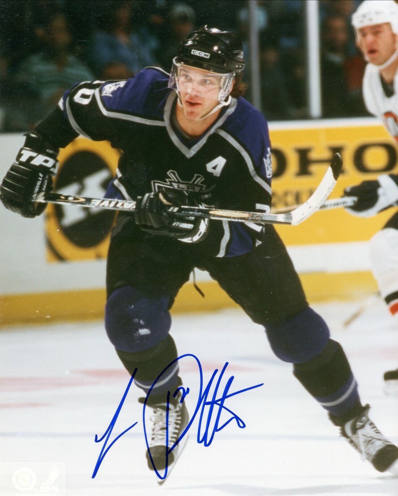 Luc Robitaille Los Angeles Kings Signed Autographed 8x10 Glossy Photo Poster painting COA