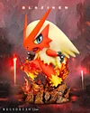 Little Fatty Series Blaziken & Swampert - Pokemon Resin Statue - PPAP Studios