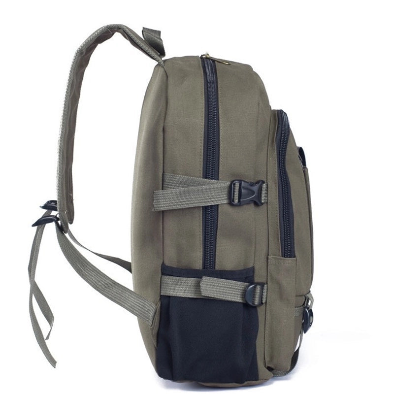 Hot Trendy Men’s Backpack Casual Travel Canvas Backpack Student Schoolbag