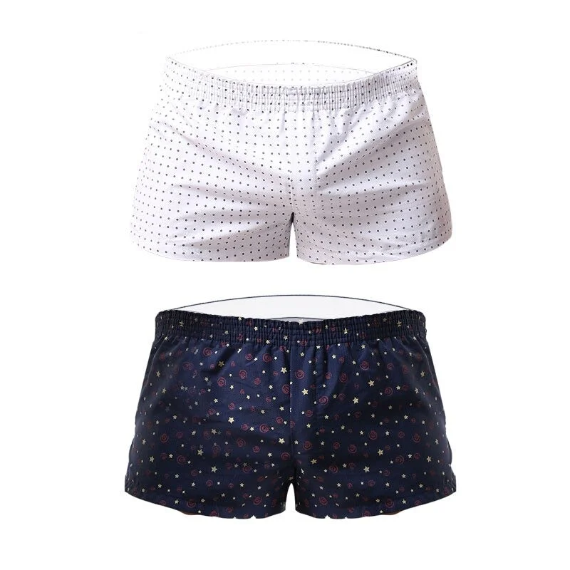 Aonga Men Underwear Boxer Shorts Trunks Men Cueca Boxer Shorts Underwear Printed Men Shorts Home Underpants Boxer Men Jjk2-1 aonga