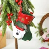 Christmas gift bag candy bag Santa Claus socks decoration Christmas tree pendant