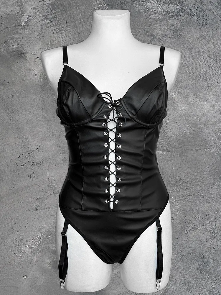 pornhint Pornhint Dominatrix Outfit,Sexy Outfit,Black leather bodysuit,Open crotch lingerie,Leather Lingerie,Leather outfit,Dominatrix lingerie,Latex Catsuit dominatrix bodysuit latex