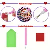 3Pcs DIY Pearl Diamond Painting Bookmark with Butterfly Pendant Diamond Art Bookmark Home Office Supplies Gift for Book Lovers