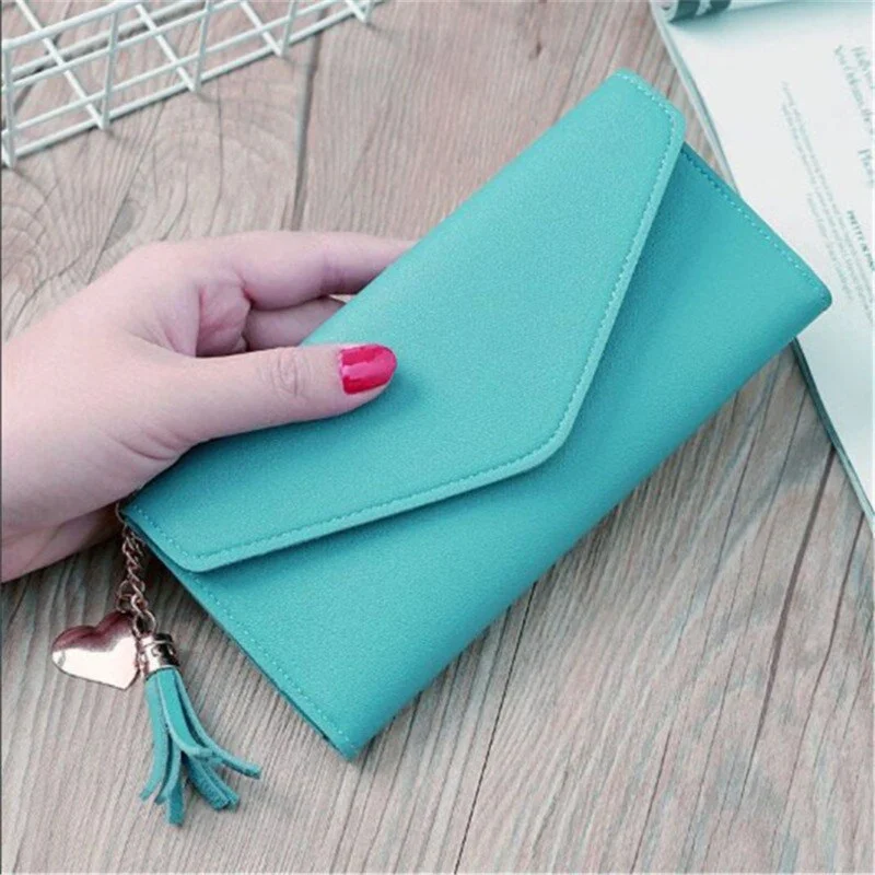 Big Capacity Women's Wallets Dull Polish Leather Wallet Double Zipper Day Clutch Purse Wristlet Coin Purse Card Holder Wallet