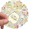 100PCS Kawaii Cartoon Transferable Stickers for DIY Project Laptop Suitcase Decorating