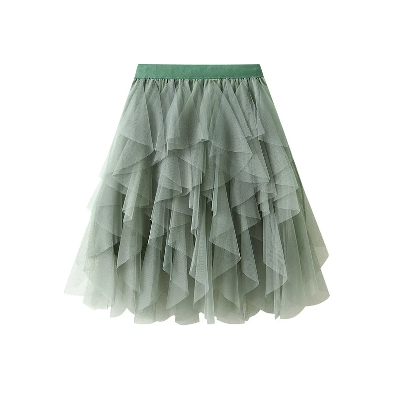 Nigikala Nigikala Summer Short Skirt Fairy Net Dress Pony Skirt Girl Short Skirt 1682