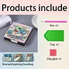 PU 5D Diamond Painting Kit Note Box DIY Diamond Art Notepad Box (I)