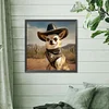 Diamond Painting-DIY Full Round Drill Cowboy Dog