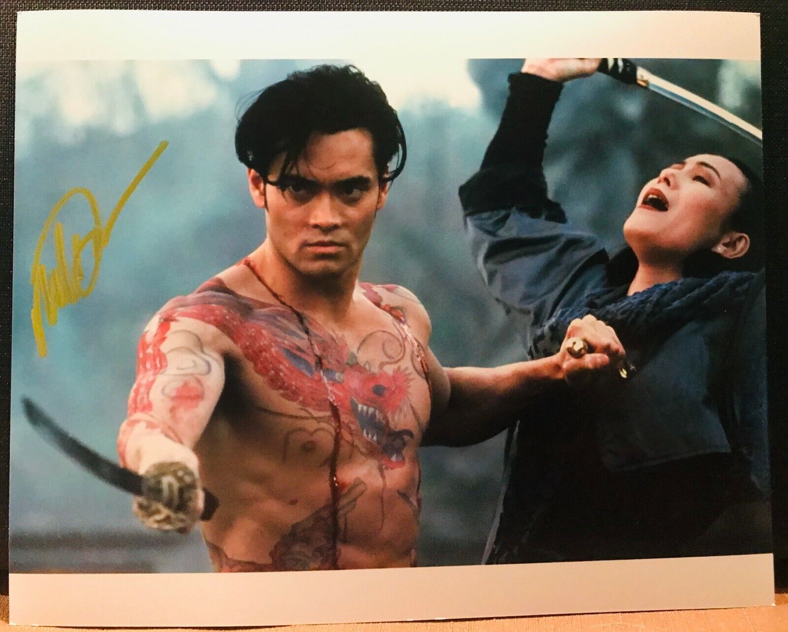 MARK DACASCOS CRYING MAN AUTOGRAPHED Photo Poster painting SIGNED 8X10 #20