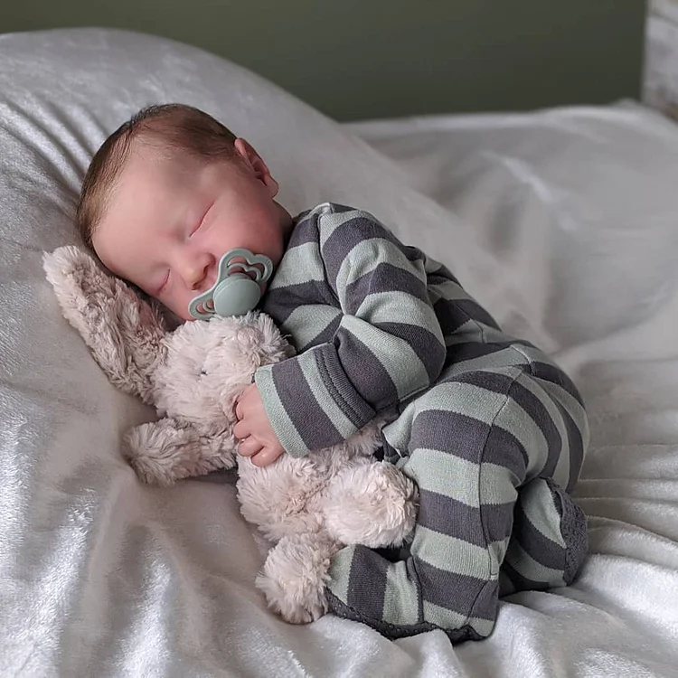  20" Truly Lifelike Reborn Baby Boy Doll Named Felen Sleeping Newborn Baby - Reborndollsshop®-Reborndollsshop®