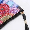 Diamond Painting Mandala Clutch PU Leather Handbag