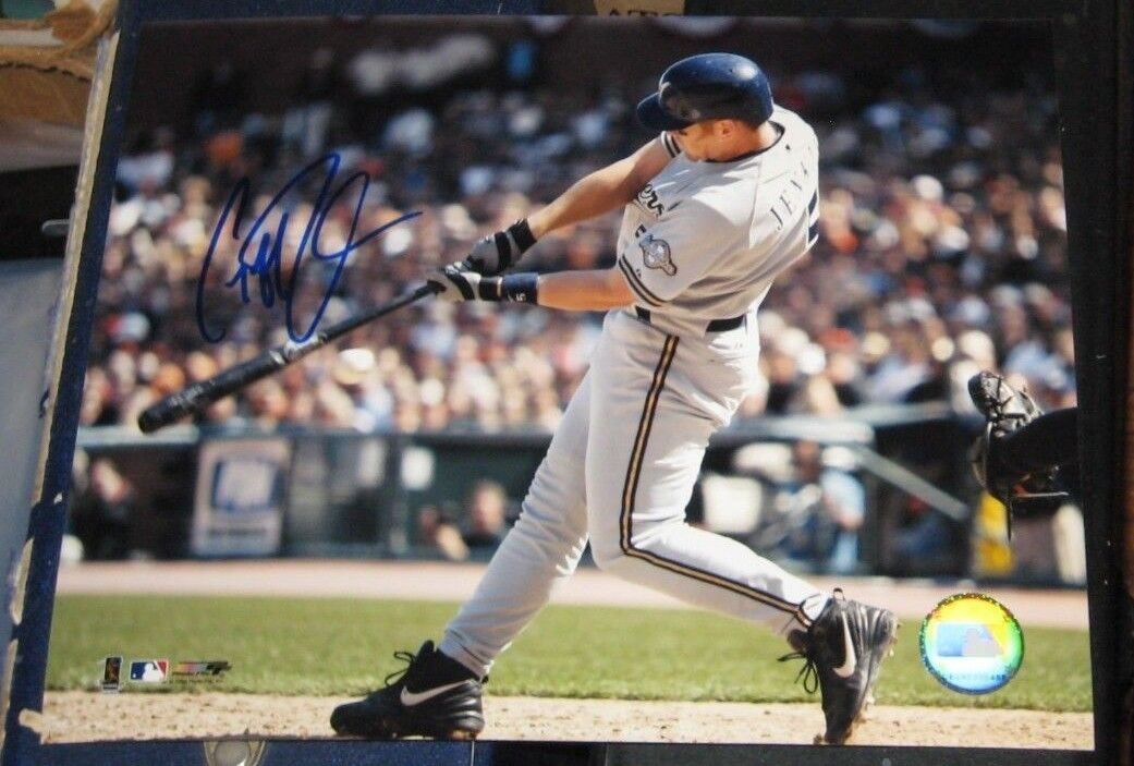 Geoff Jenkins Milwaukee Brewers SIGNED Photo Poster painting FILE 8x10 COA Autographed Baseball