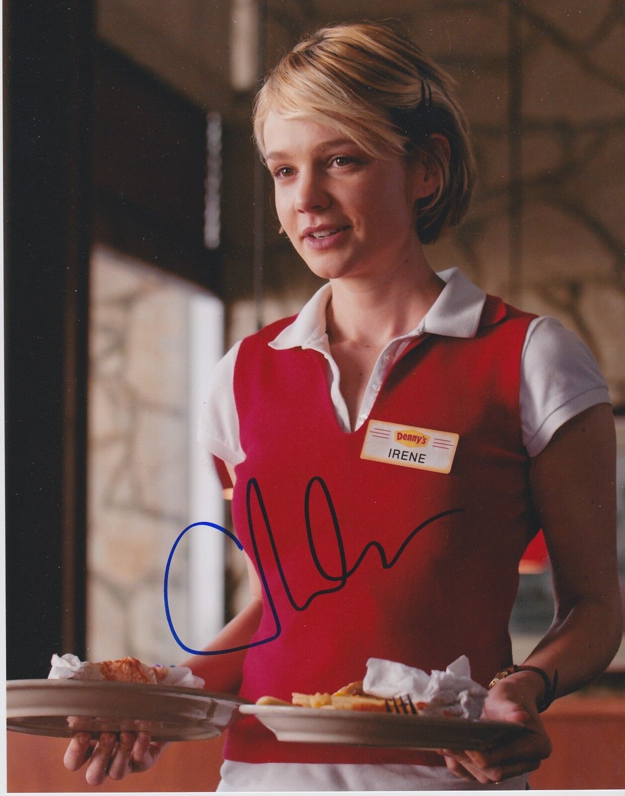 Carey Mulligan Signed Drive 10x8 Photo Poster painting AFTAL