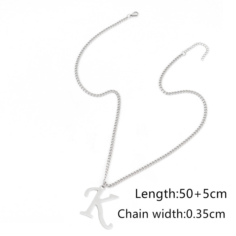 Retro Minimalist Classic Style Letter 201 Stainless Steel 304 Stainless Steel Men’s Pendant Necklace
