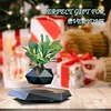 Magnetic Levitation Flower Pot Rotating Planters Suspension Floating Plant Succulents Potted