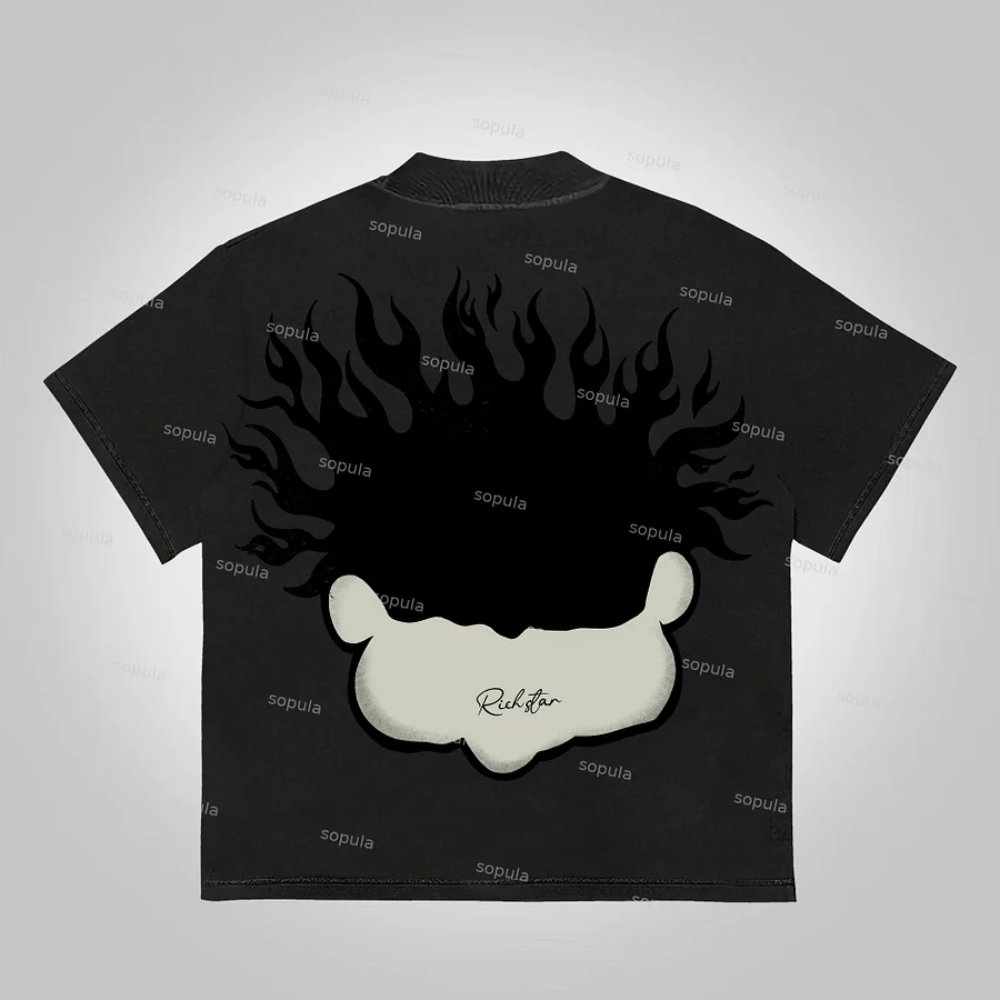 Sopula RichStar Cartoon Graphic Cotton T-Shirt