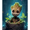 Groot-11CT Stamped Cross Stitch 40*45cm tapestrymarket