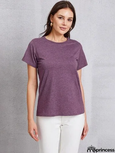 Round Neck Short Sleeve T-Shirt