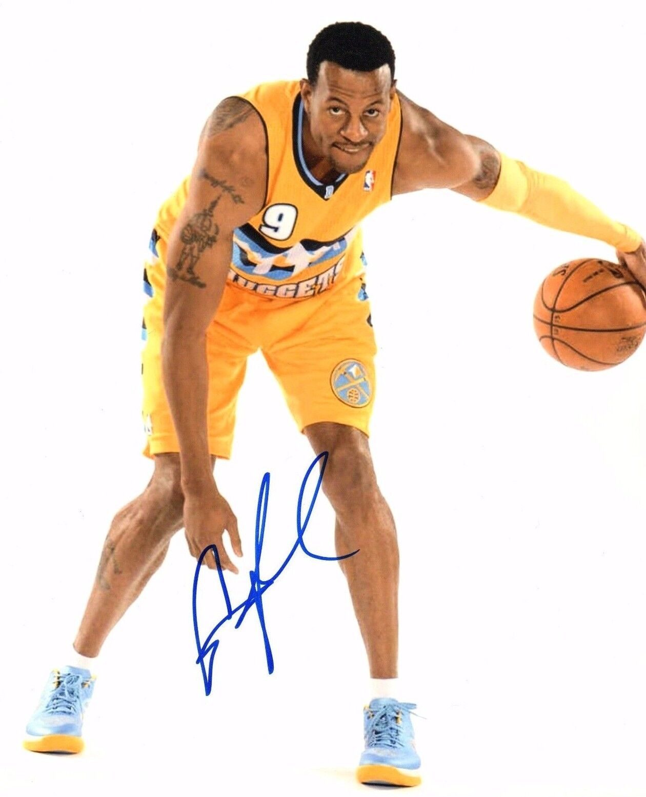 GFA Denver Nuggets * ANDRE IGUODALA * Signed 8x10 Photo Poster painting RW1 COA