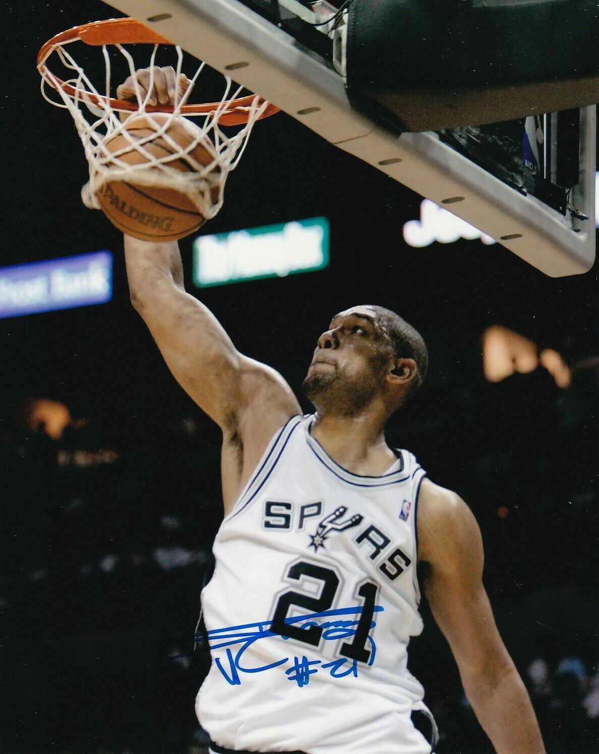 Tim Duncan Autographed Signed 8x10 Photo Poster painting ( Spurs ) REPRINT ,