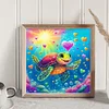 Sea Turtle - 11CT Stamped Cross Stitch - 40*40cm - Animal