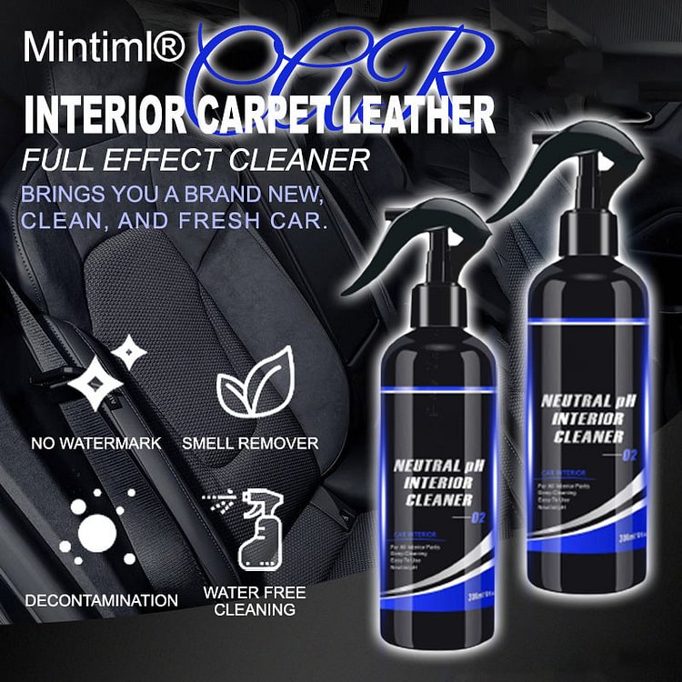 Mintiml® Car Interior Carpet Leather Full Effect Cleaner (49% OFF)