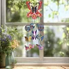 (US Local)DIY Diamond Painting Double Sided 3D Wind Chime Pendant  Hanging Kit