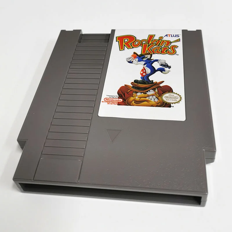 Rockin' Kats For Nintendo NES - 8 Bit Game Cartridge