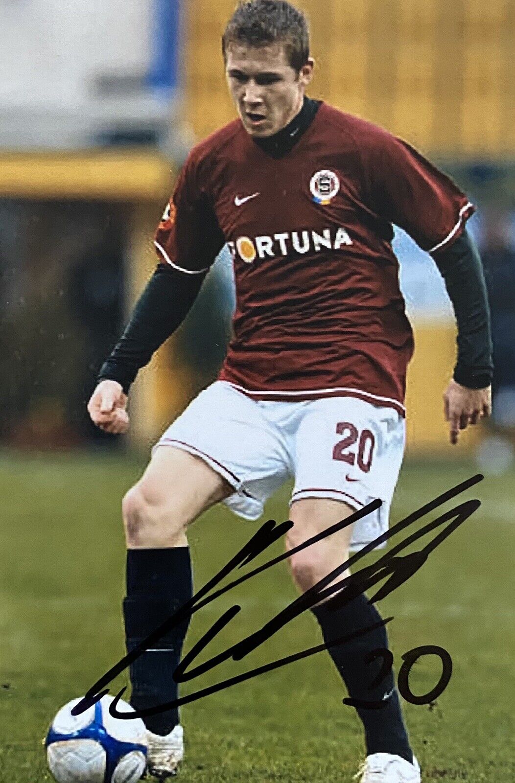 Juraj Kucka Genuine Hand Signed Sparta Praha 6X4 Photo Poster painting