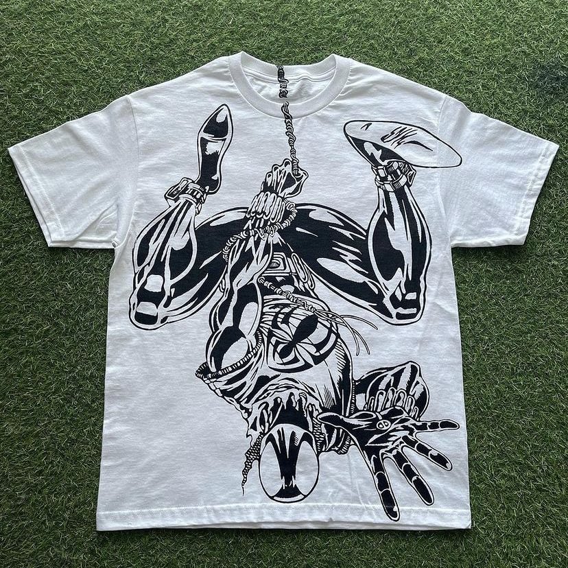 Men's personalized print round neck short sleeves