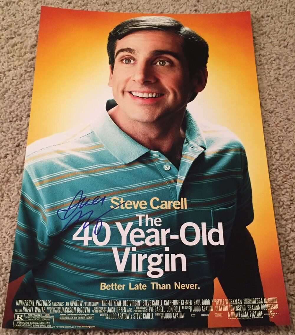 JUDD APATOW SIGNED AUTOGRAPH THE 40 YEAR OLD VIRGIN 12x18 Photo Poster painting w/EXACT PROOF