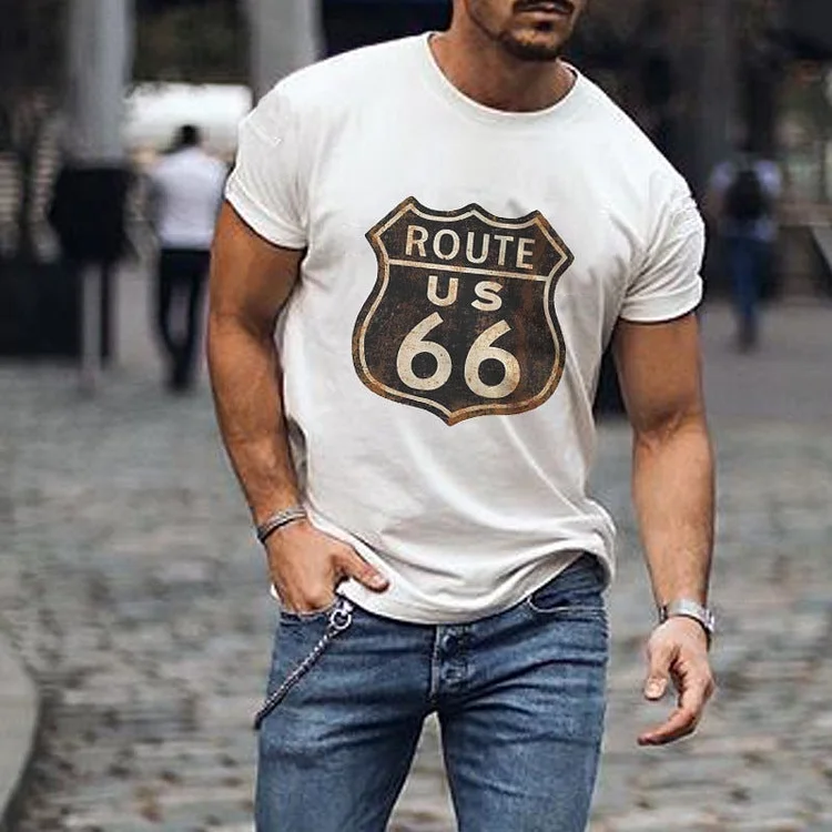Men's 66 km motorcycle T-shirt