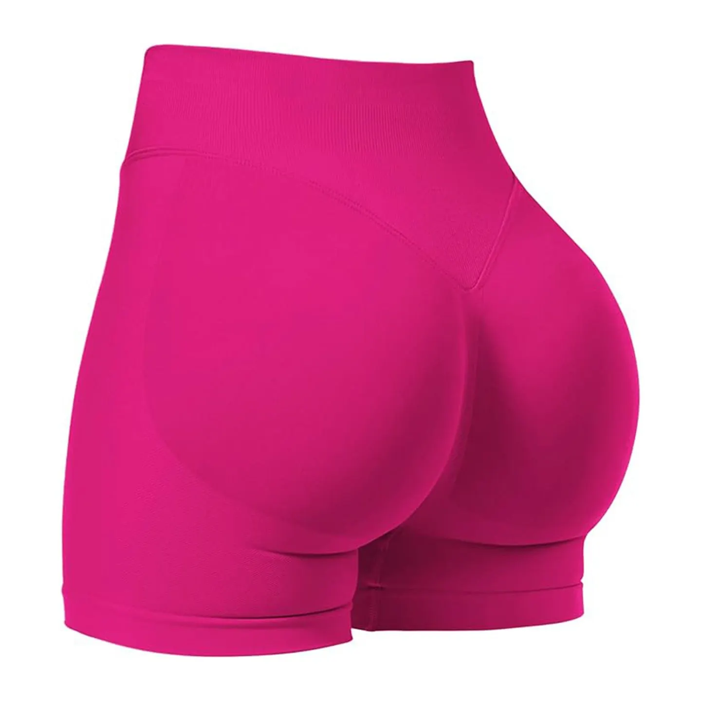 Women's Three-Section Seamless Athletic Shorts