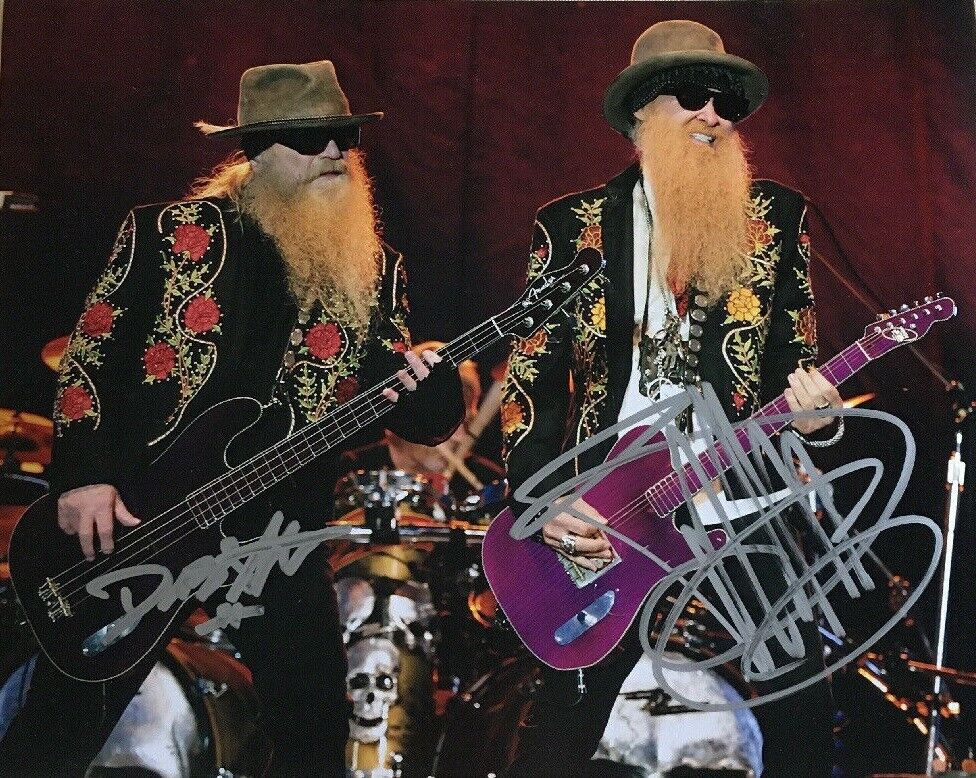 ZZ Top Autographed Signed 8x10 Photo Poster painting REPRINT