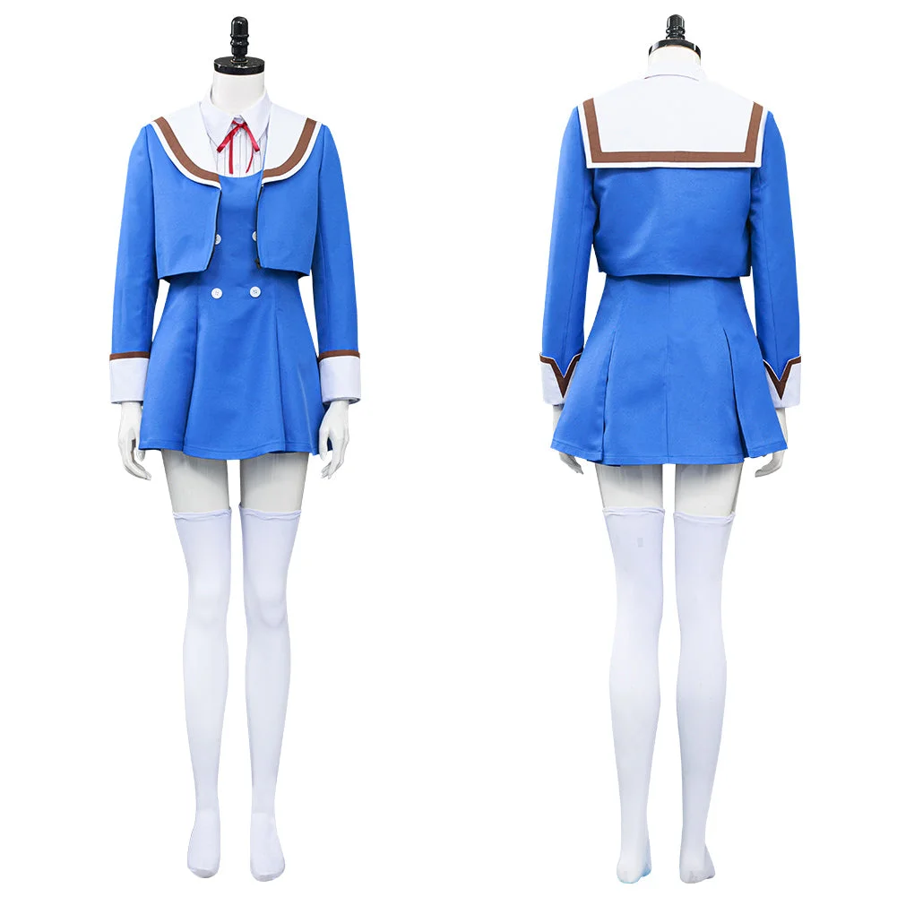 Tenkuu Shinpan/High-Rise Invasion Uniform Outfit Shinzaki Kuon Halloween Carnival Suit Cosplay Costume