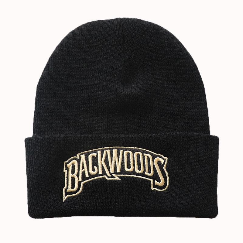 Backwoods Beanie Warm Wool Hat Embroidered Knitted Hat Pullover Hat