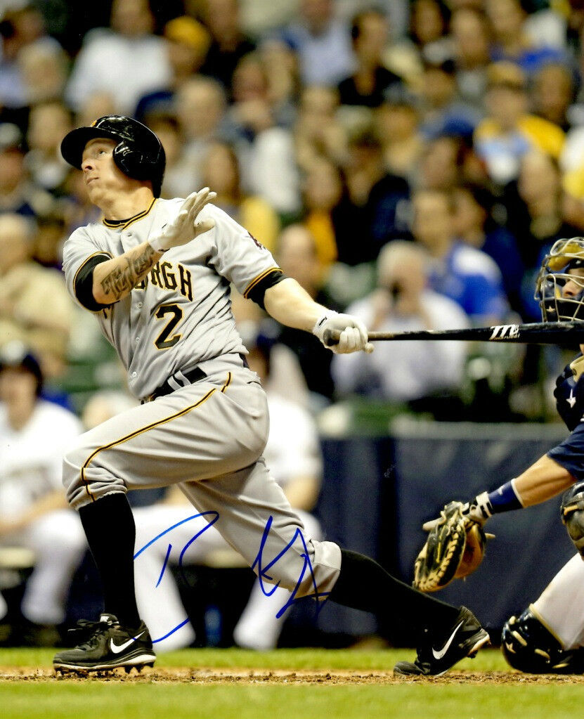 Signed 8x10 BRANDON INGE PITTSBURGH PIRATES Photo Poster painting- COA