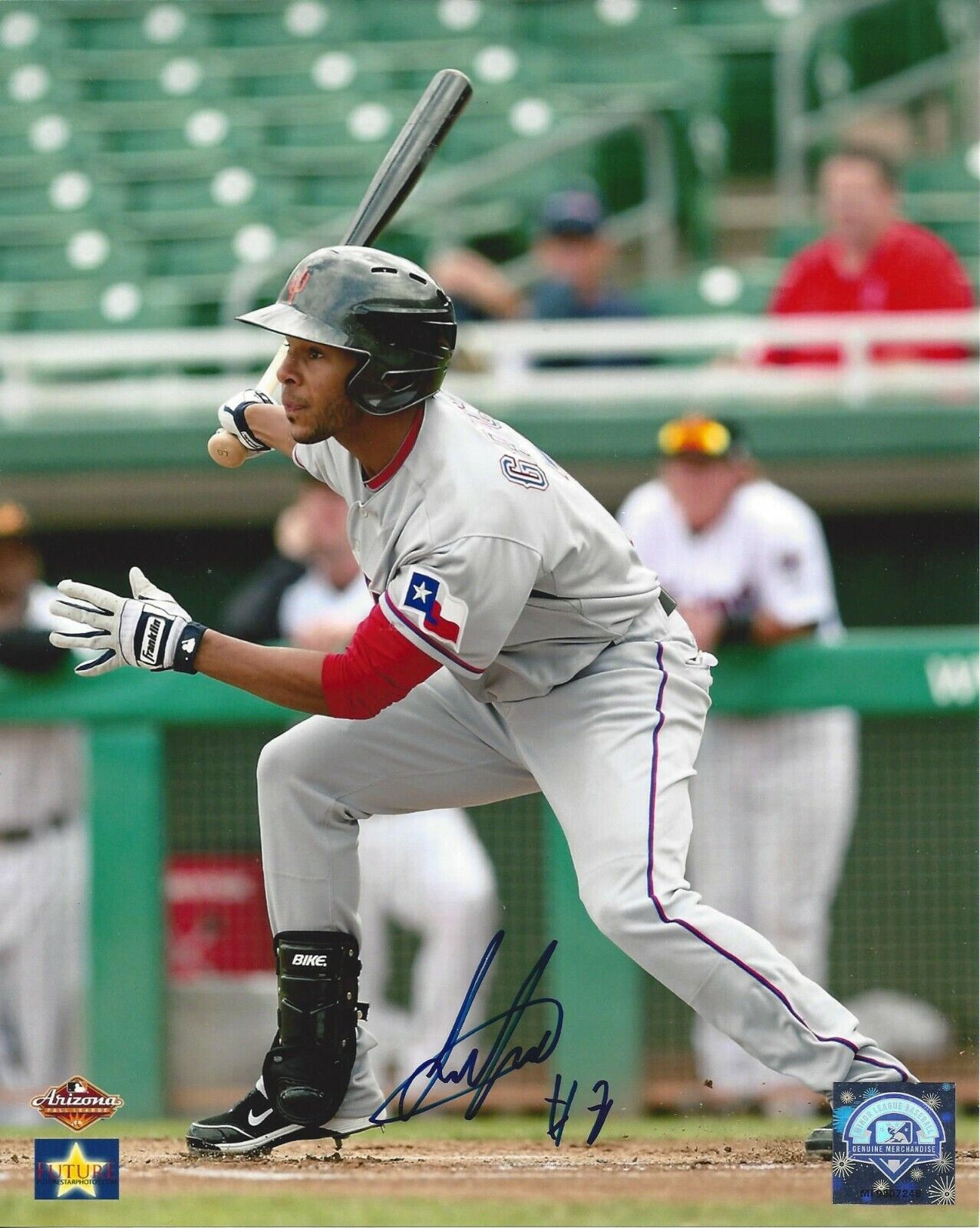 Lenny Garcia Autographed 8x10 Texas Rangers#S1166