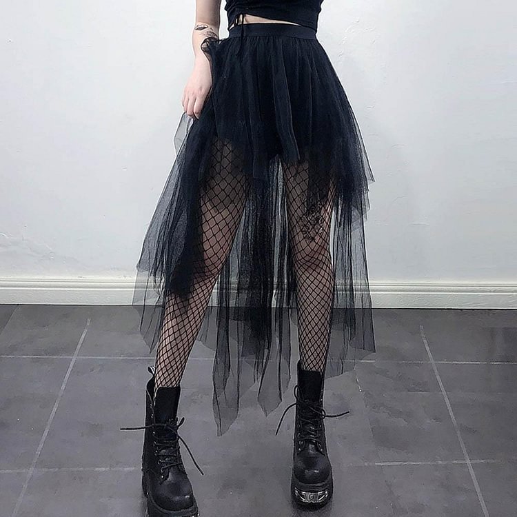 Gothic Harajuku Dark Princess Tulle 