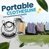 🔥🎁2024 New Year Hot Sale🎁 - Portable Clothesline for Camping/Backyard/RV