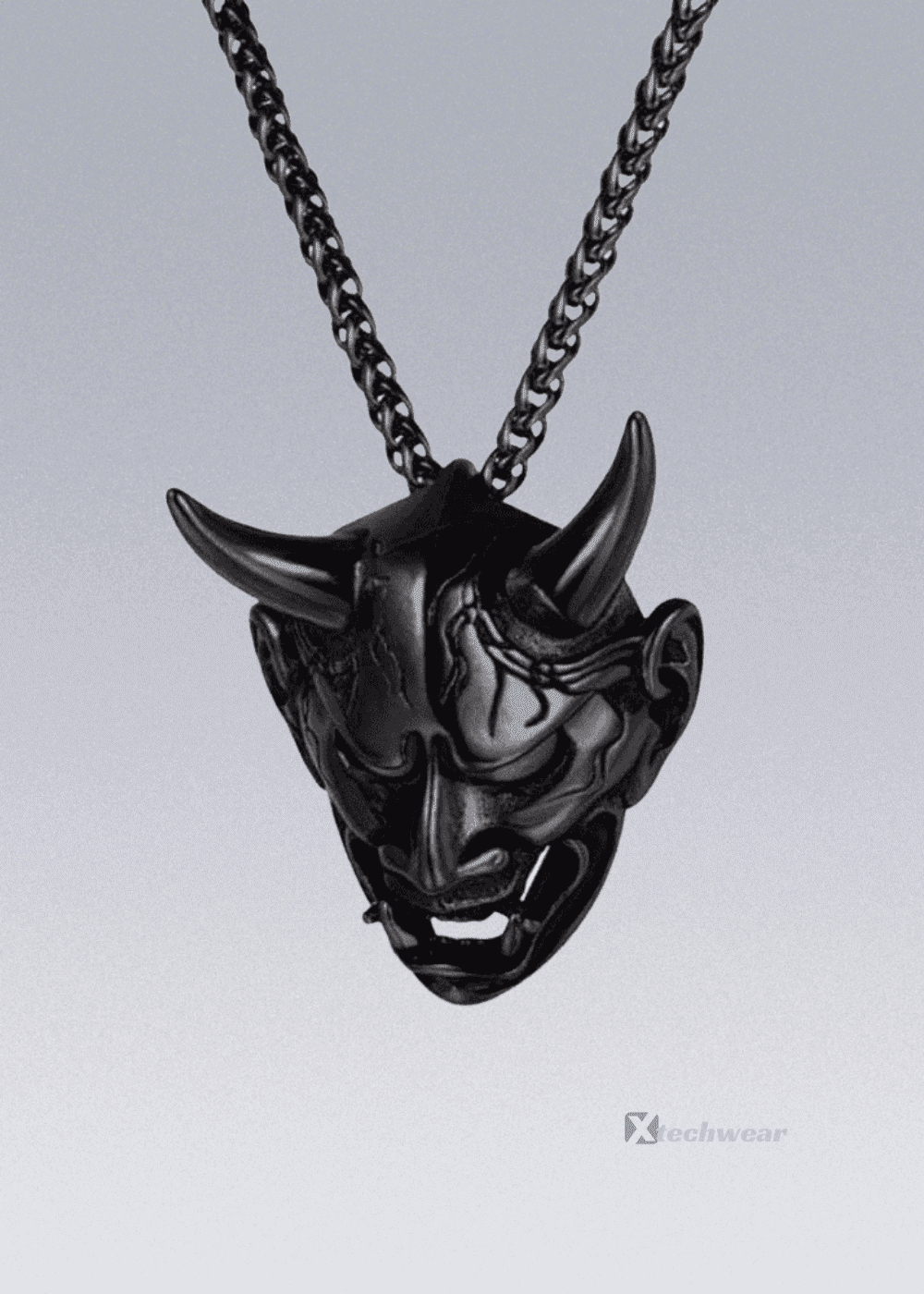 Oni Samurai Necklace Techwear - X techwear-x