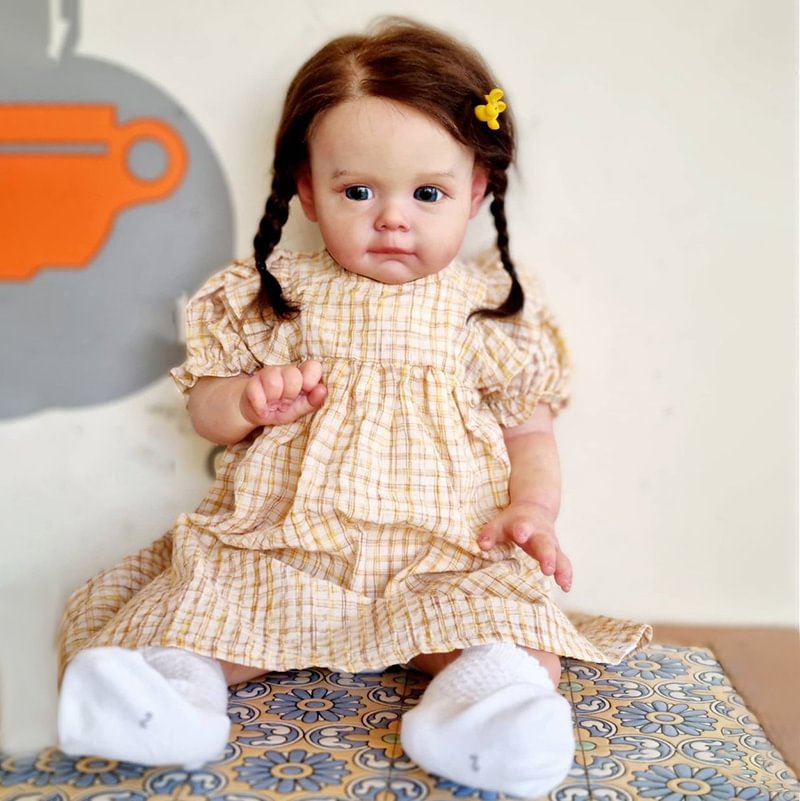 15 Inches Noor Realistic Reborn Baby Girl with "Heartbeat" and Coos