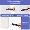 9pcs/set Electric Foam Cutter Heating Wire Electric Cutter for Carving (EU)