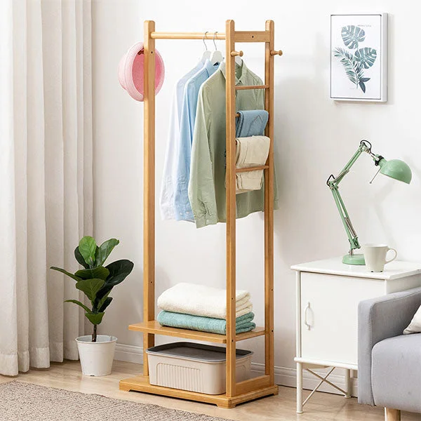 GLVEE Bamboo Multi-Layer Coat Rack