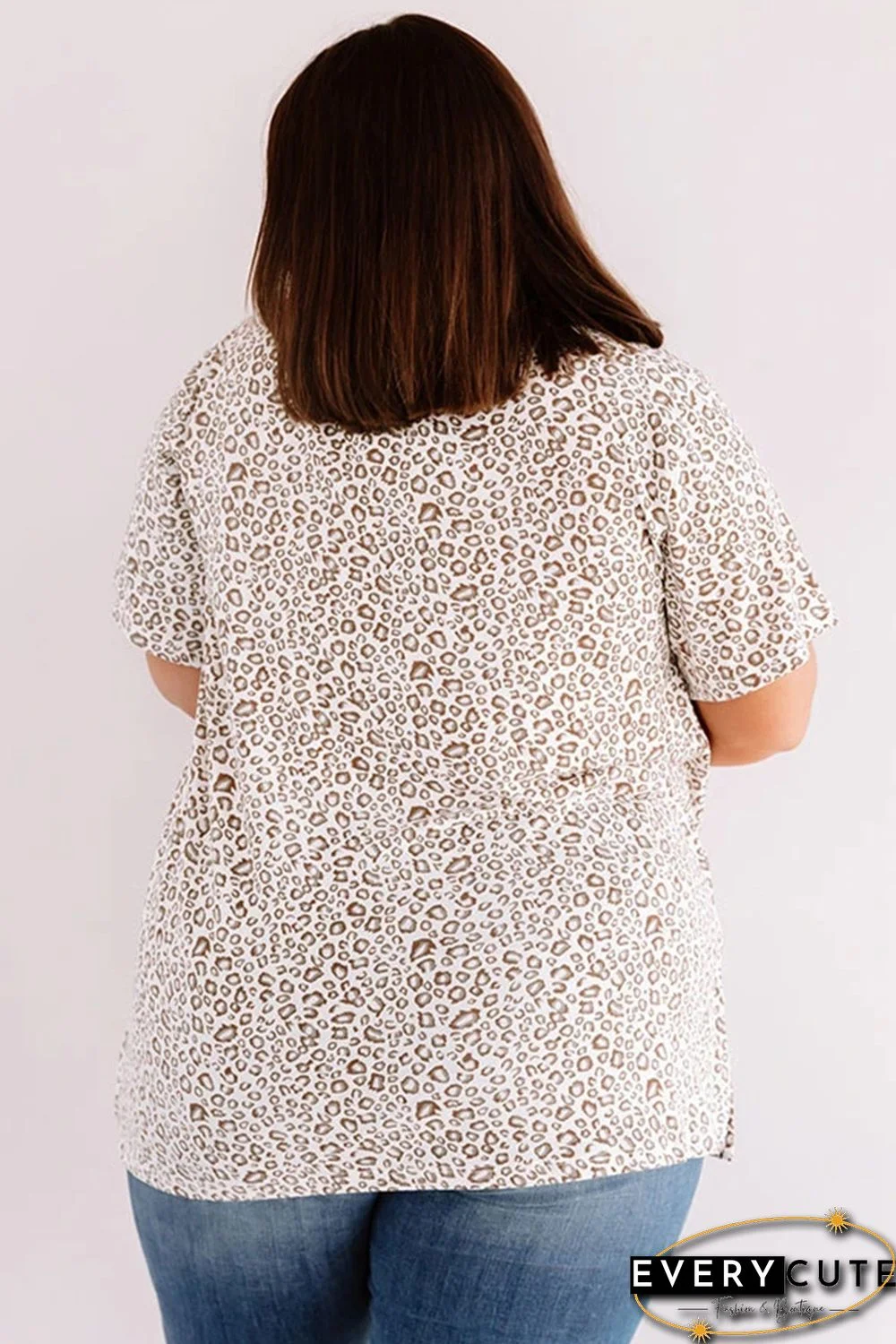 Plus Size Leopard Shift Tee