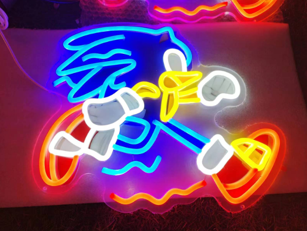 Custom Neon Sign Sonic The Hedgehog Neon Signs Sonic Led Sign Living Room Neon Sign Game Room Neon Sign Wall Decor