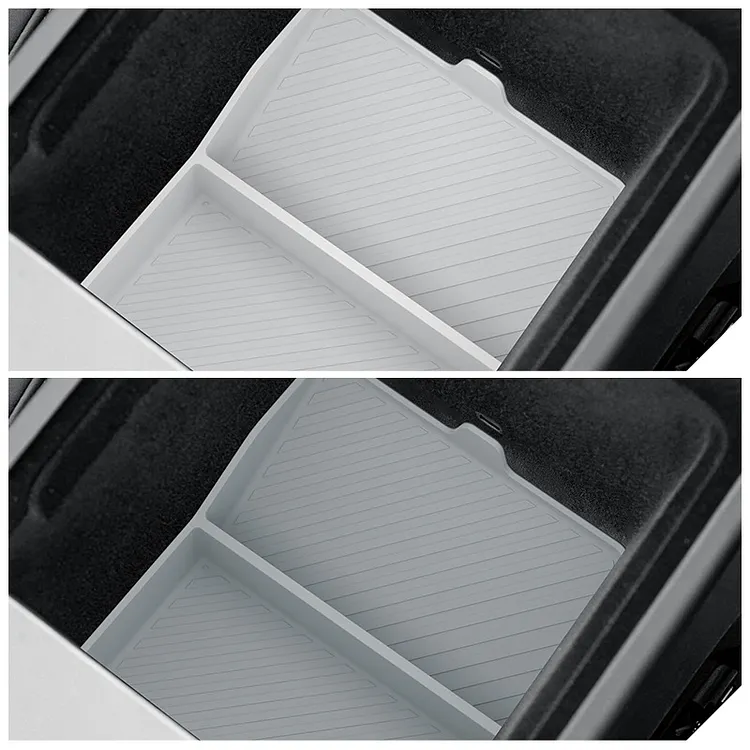 Teslasy Model Y Juniper Center Console Organizer Tray | Silicone