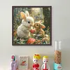 Two Rabbits-11CT Stamped Cross Stitch 40*40cm/15.75*15.75in tapestrymarket