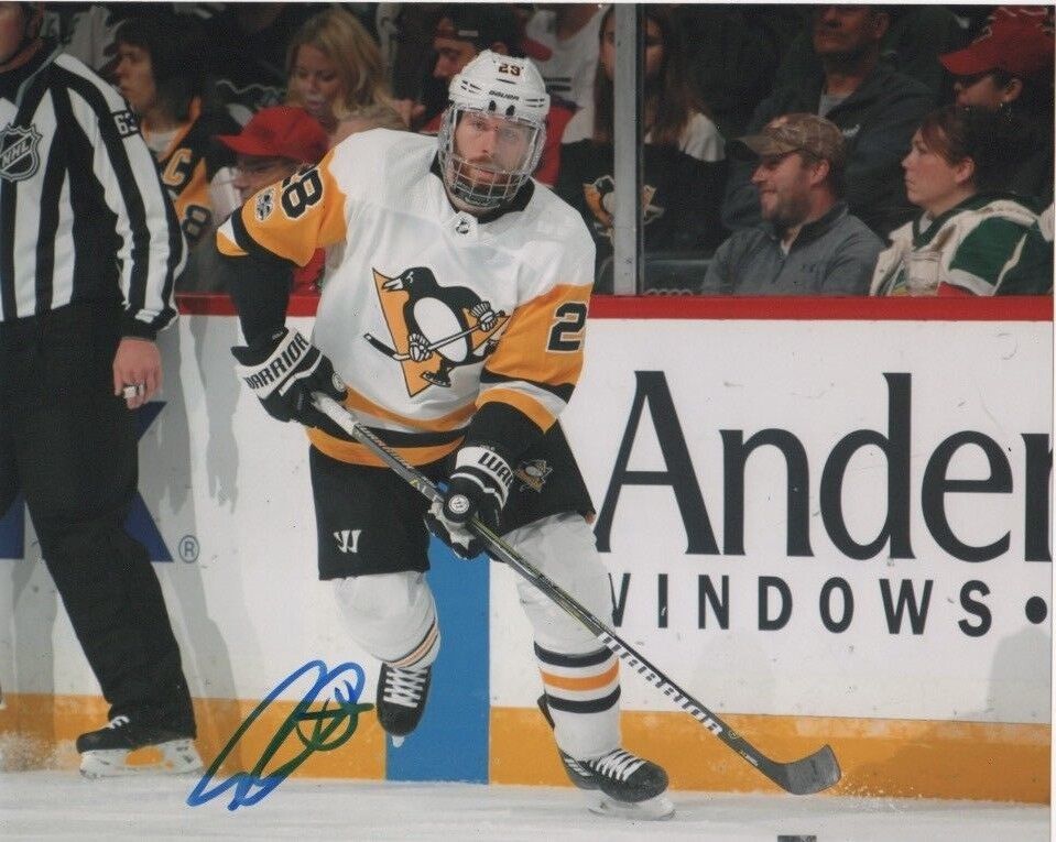 Pittsburgh Penguins Ian Cole Signed Autographed 8x10 NHL Photo Poster painting COA