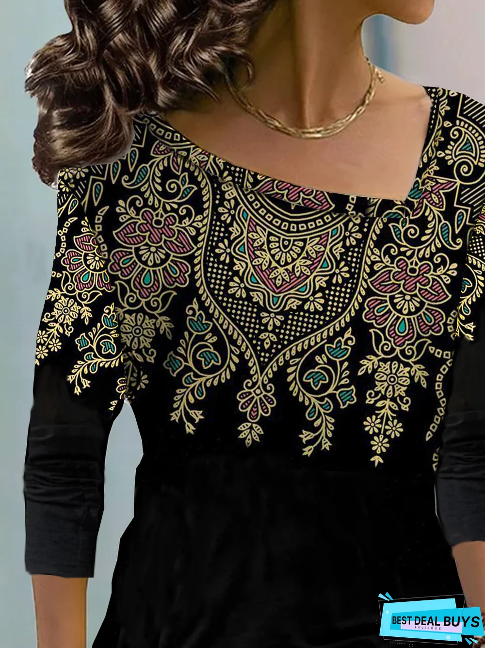 Asymmetrical Casual Loose T-Shirt